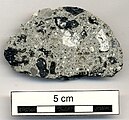 Suevite from an impact crater at Lahojsk, Belarus