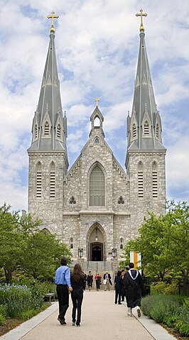 De kerk van de universiteit