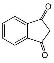 Structuurformule van 1,3-indaandion