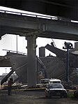 A portion of Interstate 580 following the collapse