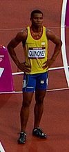 Bronzemedaillengewinner Álex Quiñónez