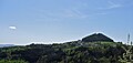 Blick auf Stadt und Berg Hohenstaufen