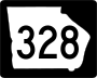 State Route 328 marker