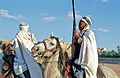 Präsentation der Berber-Kavallerie bei der Hochzeit