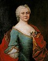 Luise Gottsched, Ölgemälde von Haußmann um 1750