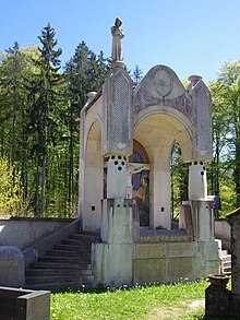 Marienbad Friedhof Max Halbmayr Josef Halbmayr Grab