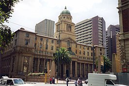 De Provinciale Wetgevende Macht is gevestigd in de Johannesburg City Hall