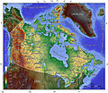 Topographie Kanadas von Captain Blood