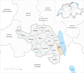 Karte von Beinwil am See