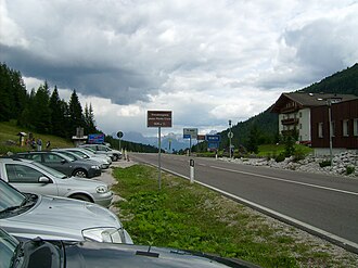 Kreuzbergpass, Blickrichtung Südosten