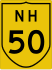 National Highway 50 marker