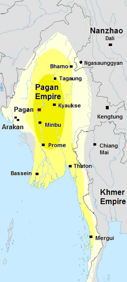 Devletin 1210'daki sınırları
