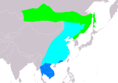 Mapa występowania