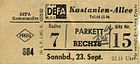 Prenzlauer Berg Kastanienallee 7/9 Defa EK Prater-Lichtspiele, 1950