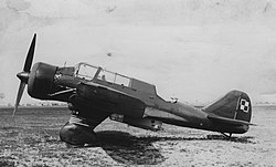 A PZL.23 Karaś sorozatgyártású példánya