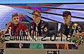 I The Kolors alla conferenza stampa del Festival di Sanremo.