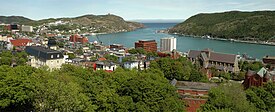 Looking east towards Downtown St. John's