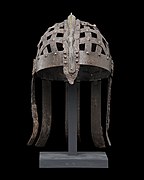 Colour photograph of the Ultuna helmet