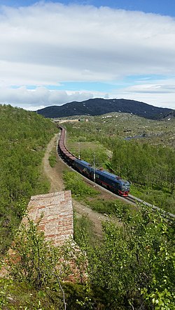 Malmtog ved Gamle Bjørnfjell st.