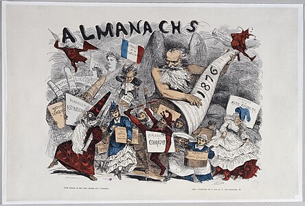 Poster: Almanachs (1876)[f][g][17]