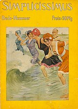 Badenummer, Simplicissimus Titelseite, 1913, Privatbesitz