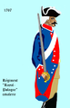 Uniform des Regiments Royal Polonge 1767–1776