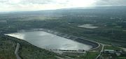 The hydroelectric station of Anapo near Solarino