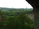 Cieszyn–Boguszowice – most (wiadukt) graniczny o dł. 760 m, widok na stronę czeską (maj 2010)