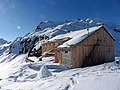 Heilbronner Hütte Winter