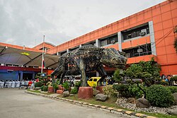 The Carabao Monument at the Southern Philippines Medical Center in Davao City, made of upcycled beds from the hospital