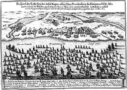 Landung der Brandenburger auf Rügen am 13. September 1678