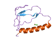 1zt3: C-terminal domain of Insulin-like Growth Factor Binding Protein-1 isolated from human amniotic fluid