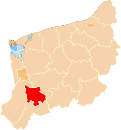 Location within the voivodeship