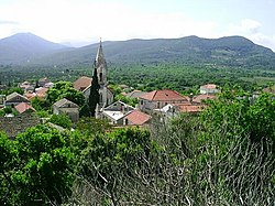 Town of Pelješka Dubrava at Pelješac peninsula, Croatia