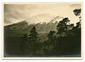 1908-1915: View of the ice cap seen from the Paso de Cortés, note the great extension.