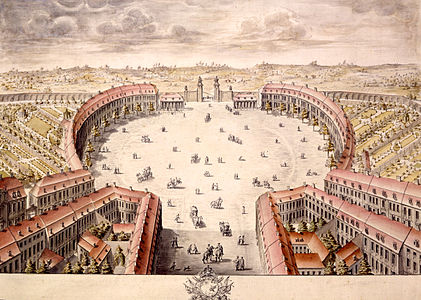 Rondellplatz um 1750, Berlin