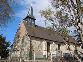 The church in Saint-Léger-Dubosq