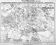 Plan von Berlin 1855