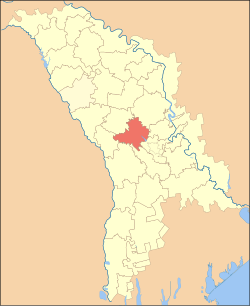 Location of Strășeni