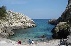 Acquaviva creek at Marina di Marittima