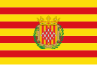 Flagge der Provinz Girona