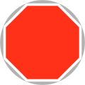 Temporary stop sign