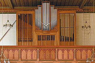 Empore mit Schuke-Orgel 1952