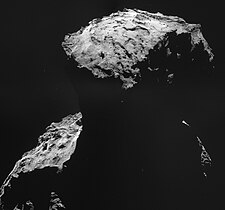 Rosetta uzay aracından görünümü, 30 Ekim 2014