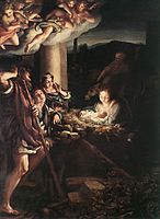 Η προσκύνηση των ποιμένων, (Η Νύχτα), 1525-1530, Δρέσδη, Πινακοθήκη των Παλαιών Δασκάλων