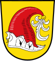 Wappen von Köditz, Oberfranken, Heidenhut mit Stulp aus Hermelin