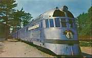 The train in Edaville after its 1957 retirement