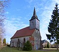 KW 24: Die Kirche Hohenbüssow ist ein Kirchengebäude im Ortsteil Hohenbüssow der Gemeinde Alt Tellin im Landkreis Vorpommern-Greifswald. Sie gehört zur Kirchengemeinde Hohenmocker im Kirchenkreis Demmin der Pommerschen Evangelischen Kirche und ist seit ihrer Errichtung deren Tochterkirche.