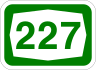 Route 227 shield}}