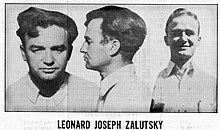 Leonard Joseph Zalutsky FBI Most Wanted Poster